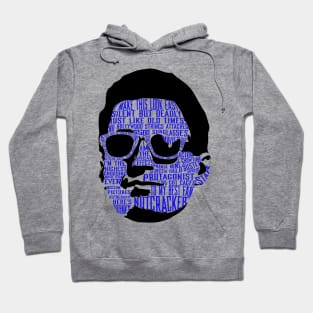 Johnny Cage text portrait Hoodie